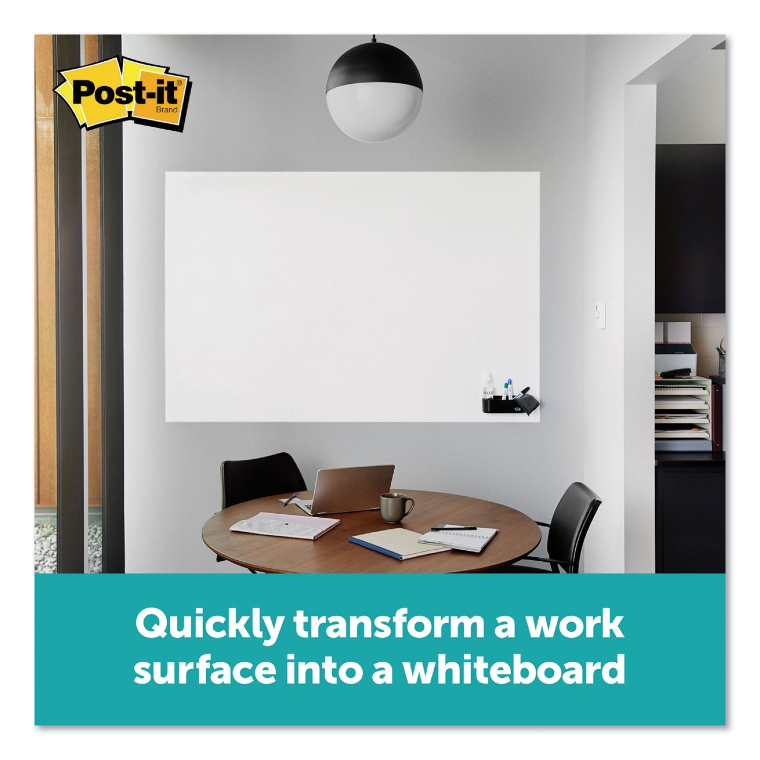 Post-it® Flex Write Surface, 72 x 48, White Surface