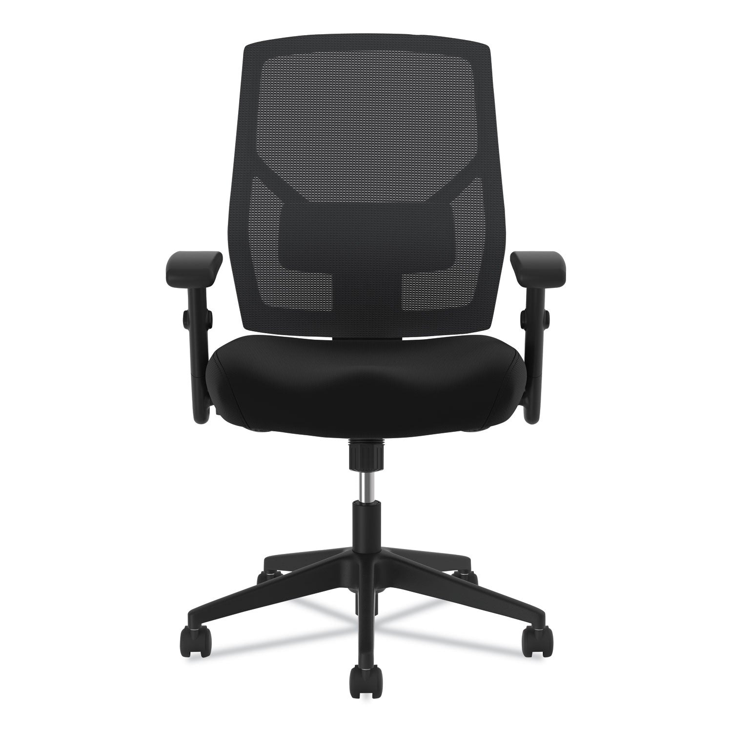 HON® VL581 High-Back Task Chair, Supports Up to 250 lb, 18" to 22" Seat Height, Black