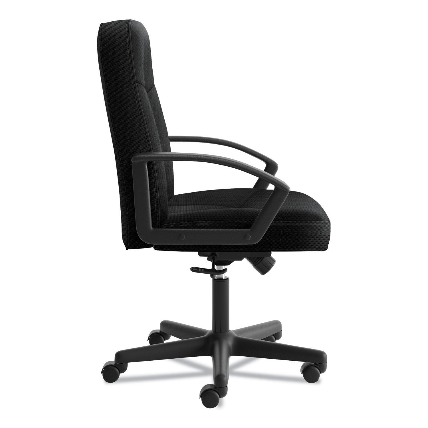 HON® HVL601 Series Executive High-Back Chair, Supports Up to 250 lb, 17.44" to 20.94" Seat Height, Black