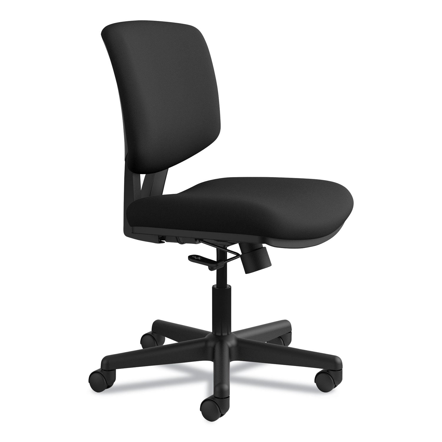 HON® Volt Series Task Chair, Supports Up to 250 lb, 18" to 22.25" Seat Height, Black