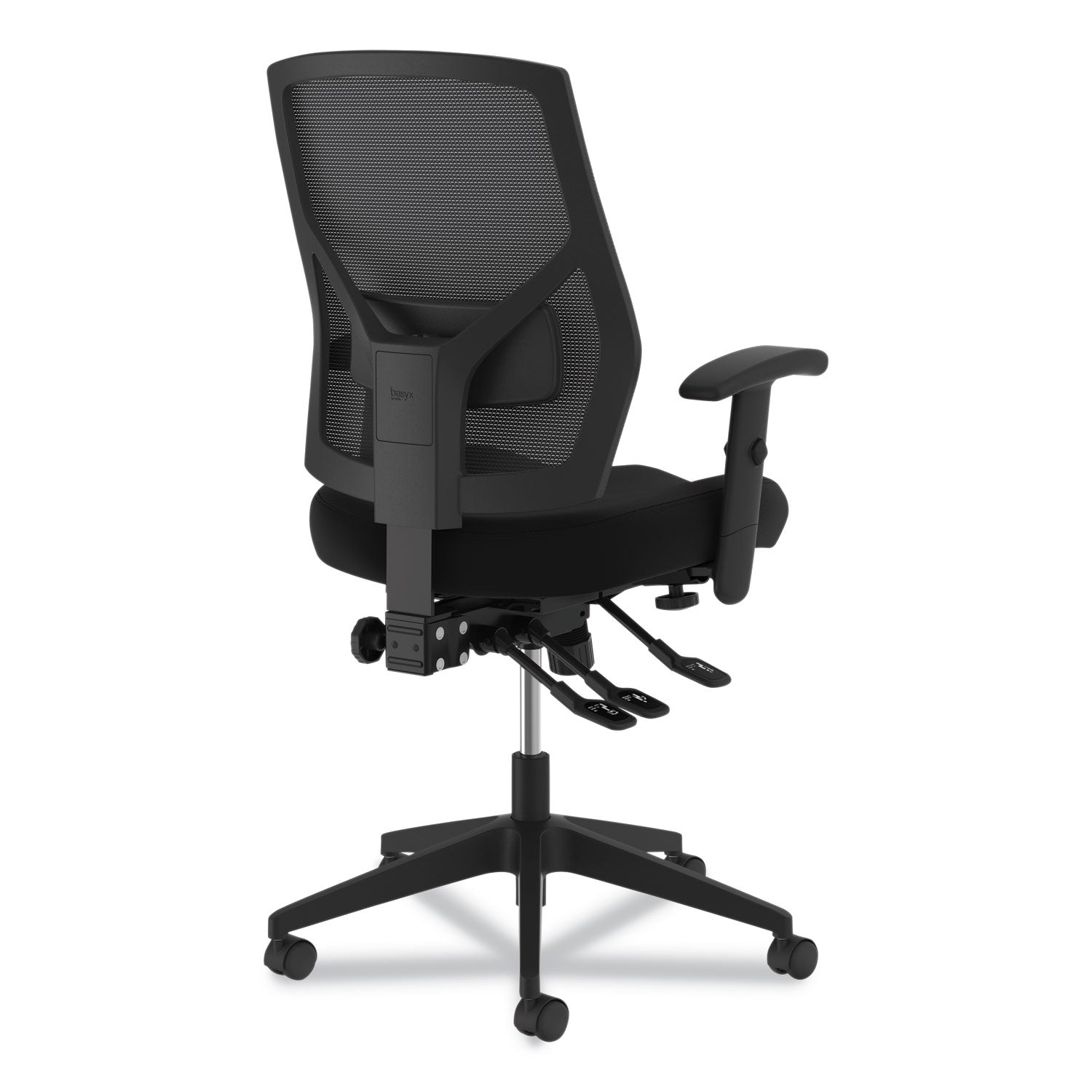 HON® VL582 High-Back Task Chair, Supports Up to 250 lb, 19" to 22" Seat Height, Black