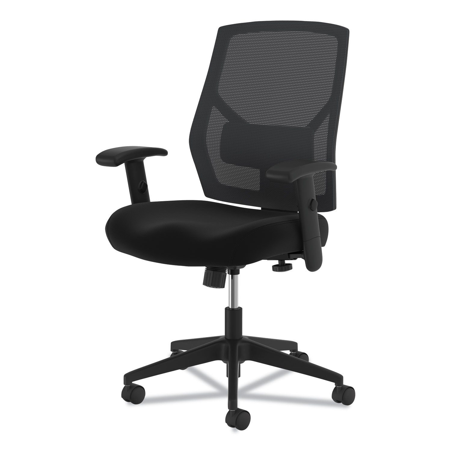 HON® VL581 High-Back Task Chair, Supports Up to 250 lb, 18" to 22" Seat Height, Black