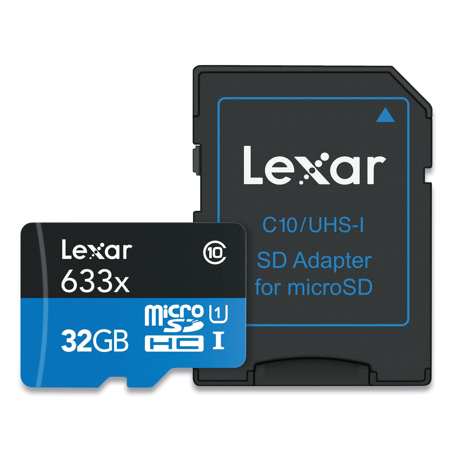 Lexar™ microSDHC Memory Card with SD Adapter, UHS-I U1 Class 10, 32 GB