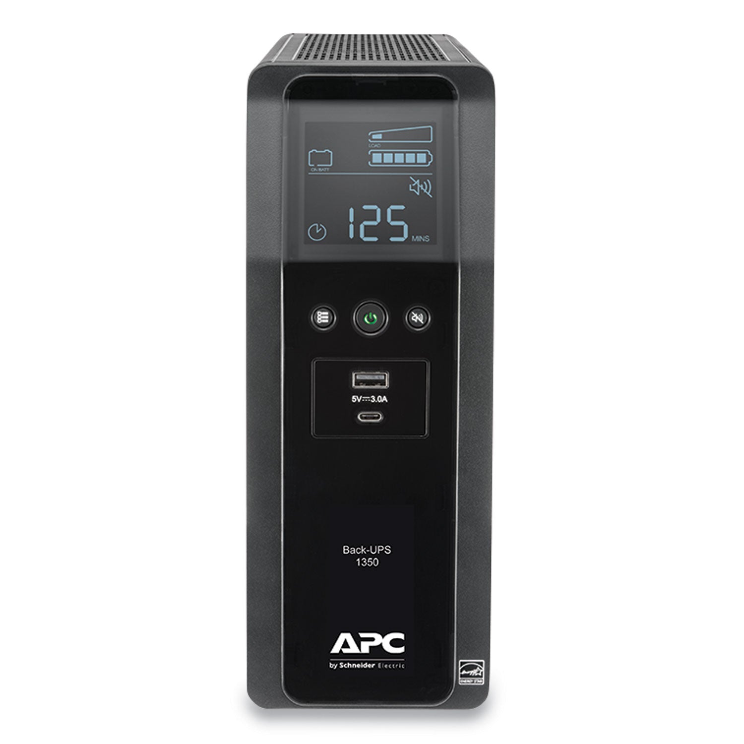 APC® BN1350M2 Back-UPS PRO BN Series Battery Backup System, 10 Outlets, 1,350 VA, 1,080 J