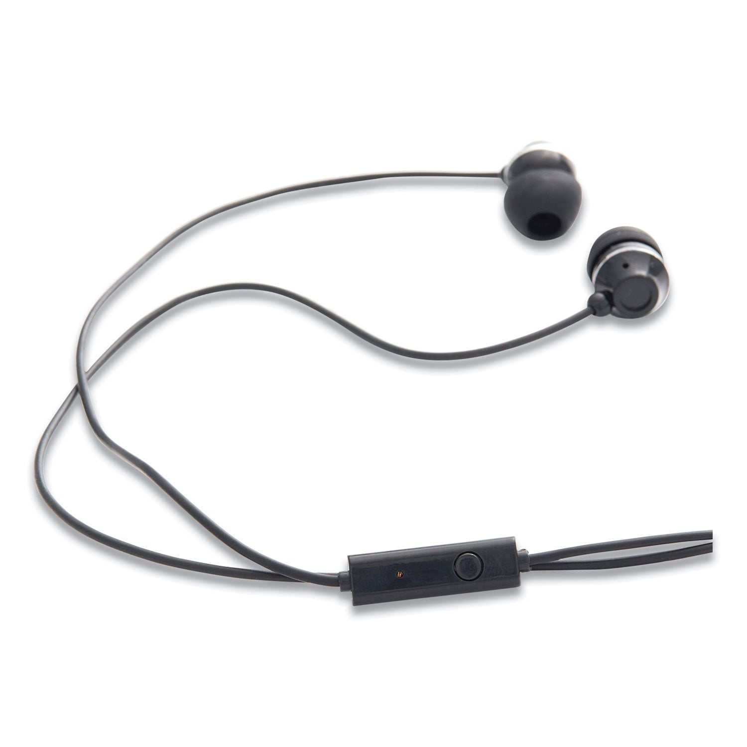 Verbatim® Stereo Earphones with Microphone, Black