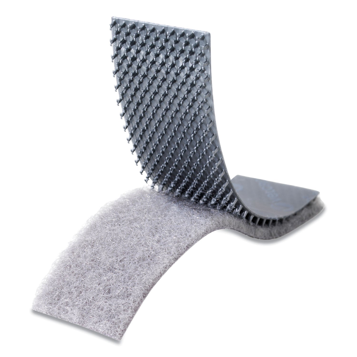 VELCRO® Brand Heavy-Duty Fasteners, Extreme Outdoor Performance. 1" x 4", Titanium, 10/Pack