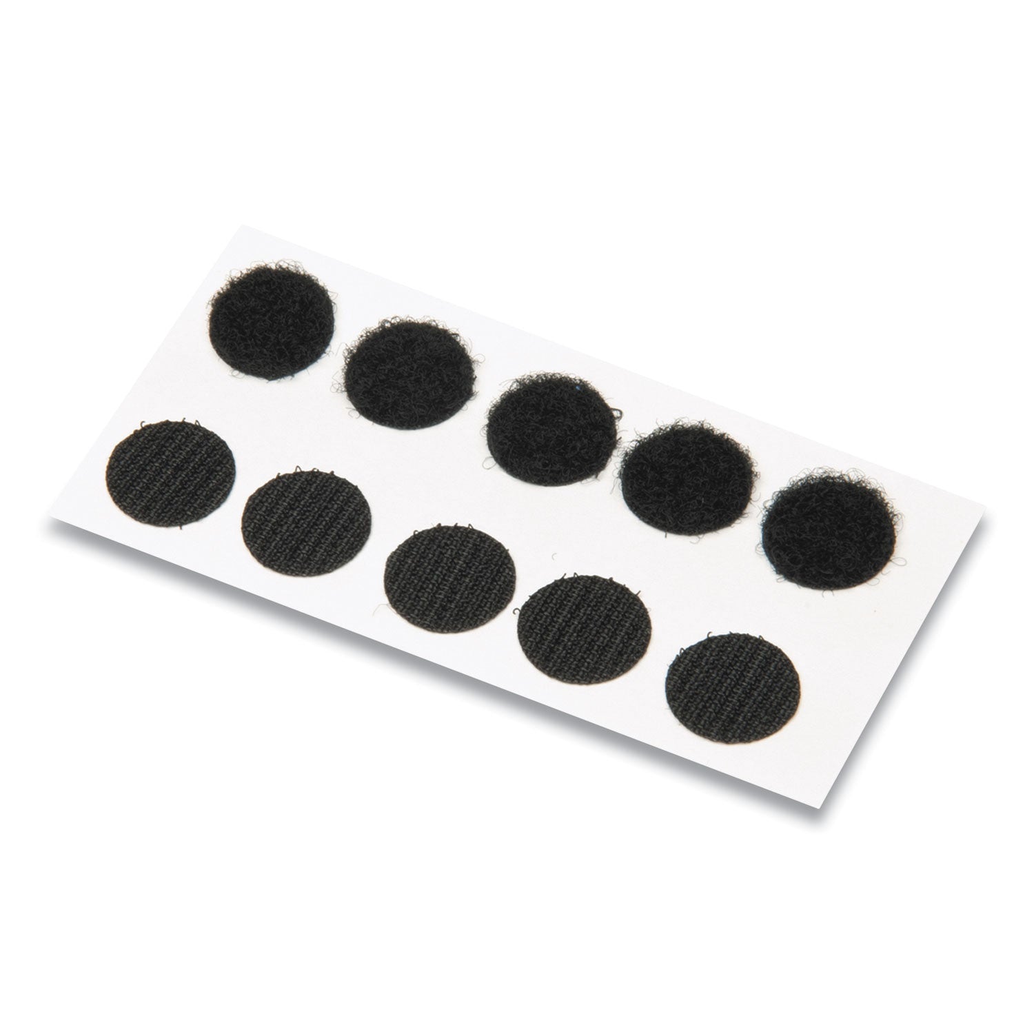 VELCRO® Brand Sticky-Back Fasteners, Removable Adhesive, 0.75" dia, Black, 200/Box