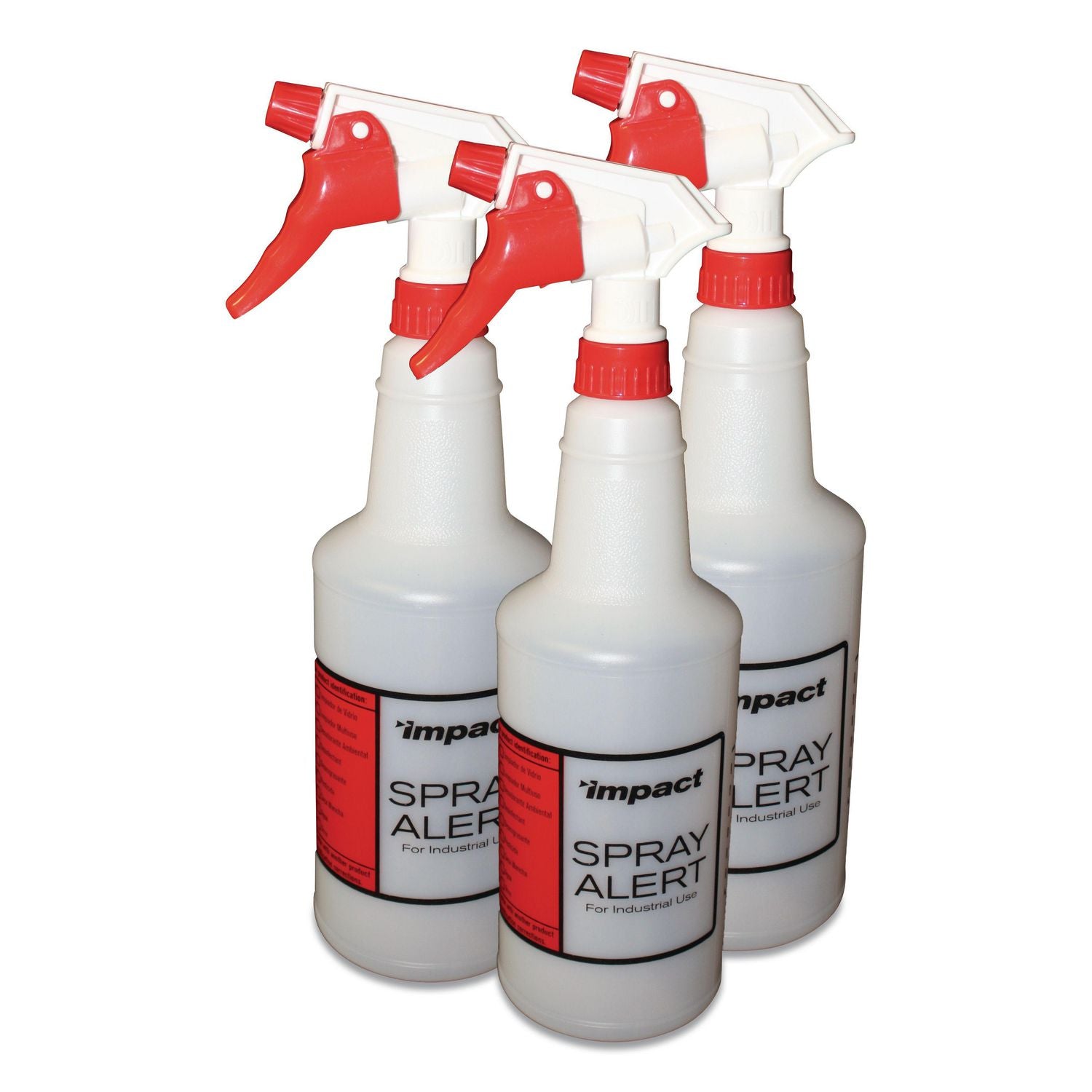 Spray Alert System, 32 oz, Natural with White/White Sprayer, 24/Carton