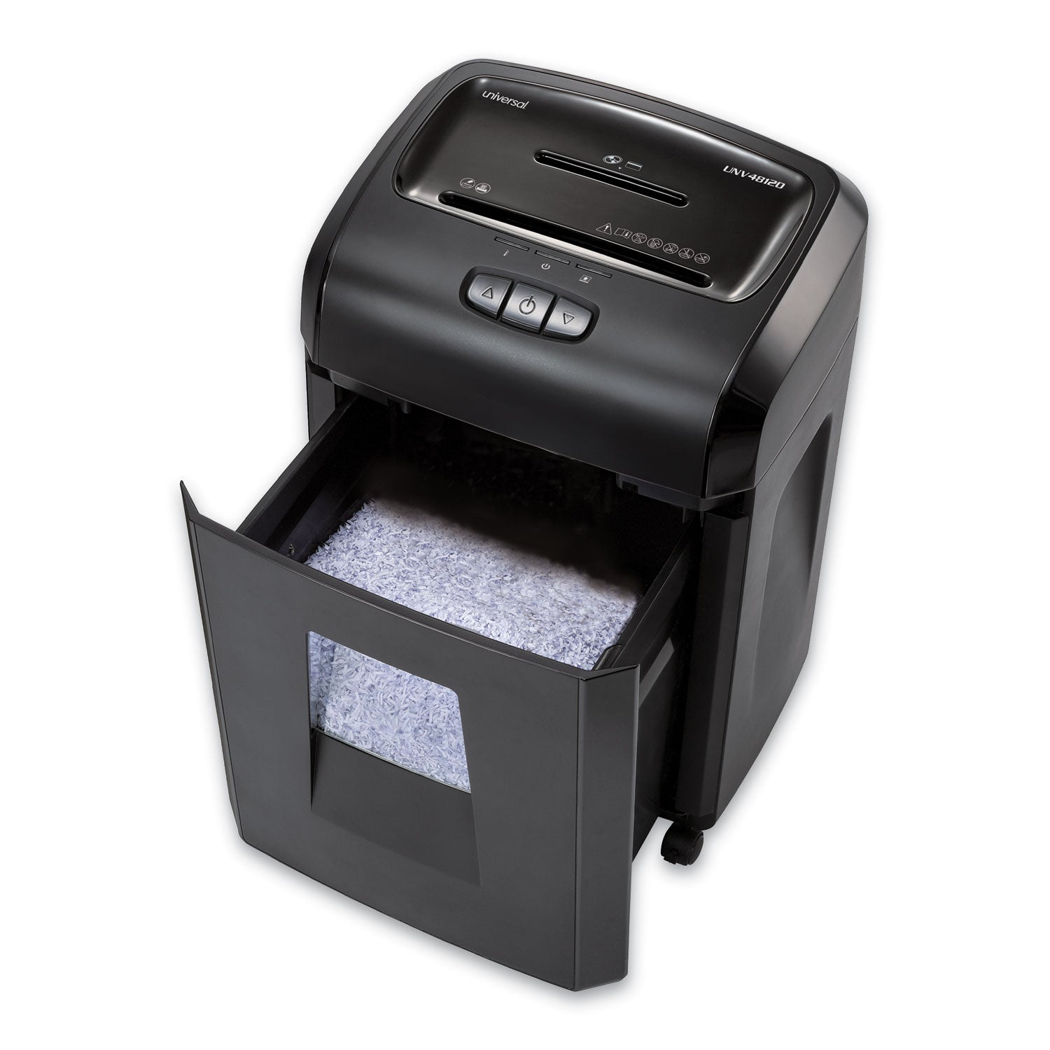 Universal® 48120 Heavy-Duty Micro-Cut Shredder, 20 Manual Sheet Capacity