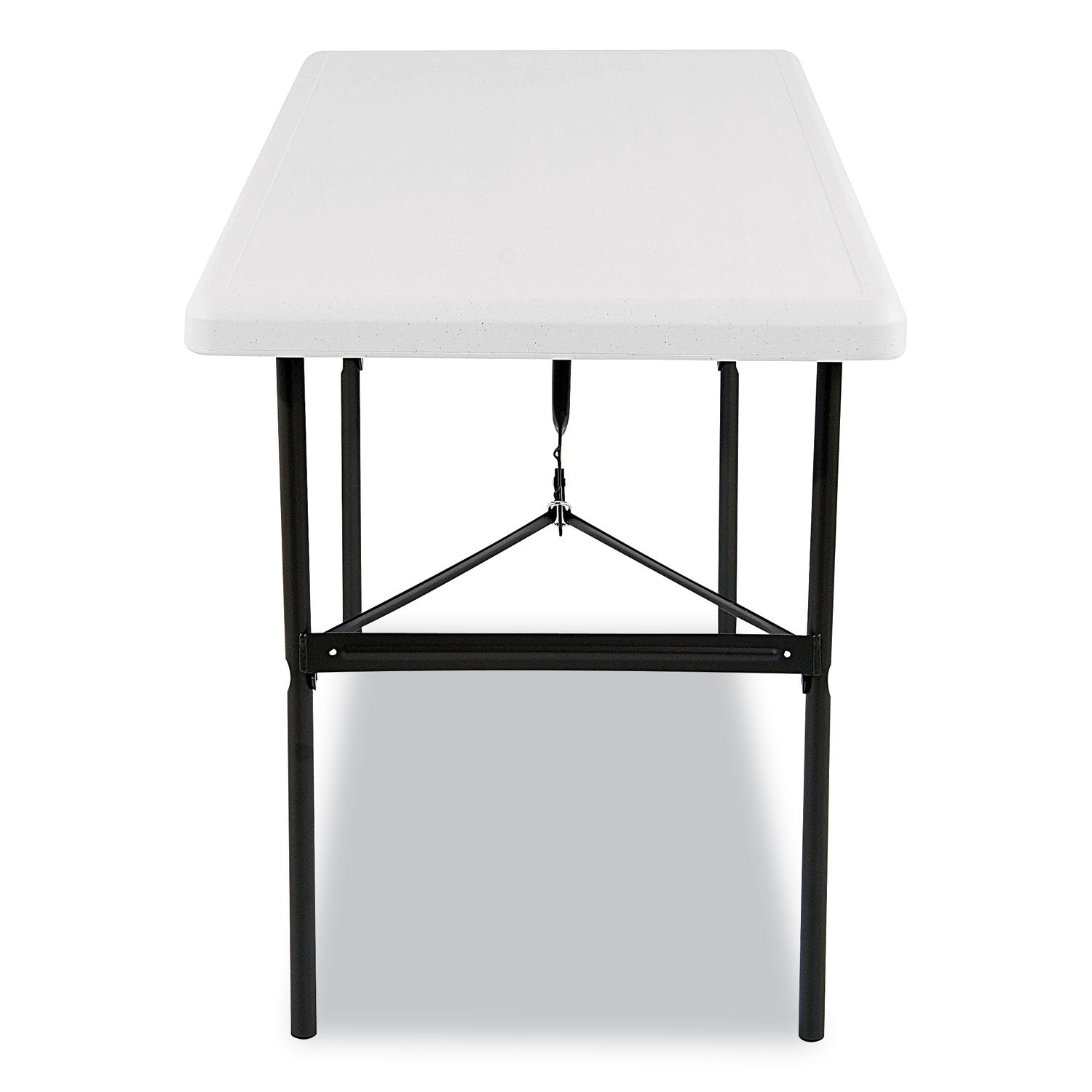 Iceberg IndestrucTable Classic Folding Table, Rectangular, 48" x 24" x 29", Platinum