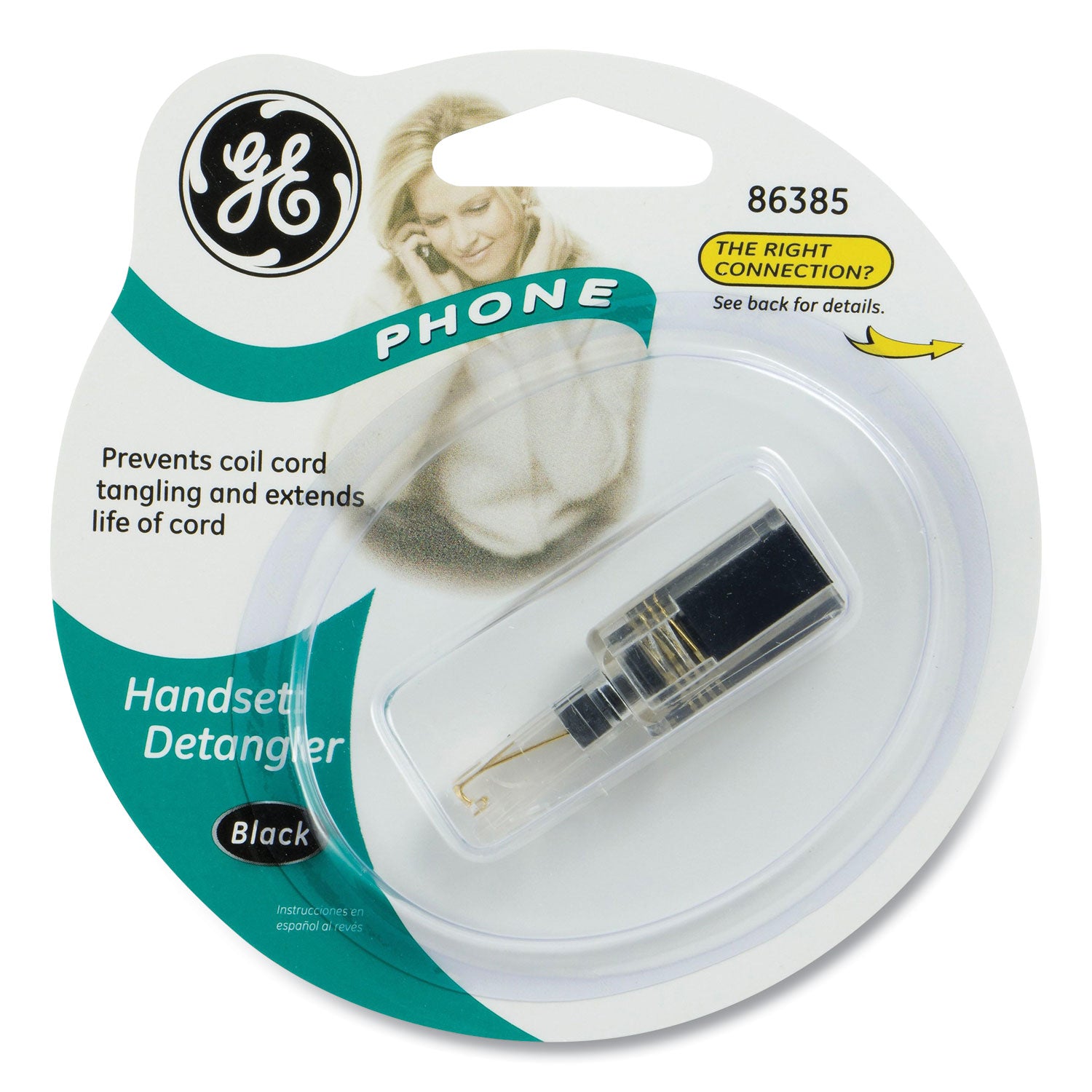 GE Handset Detangler, Black