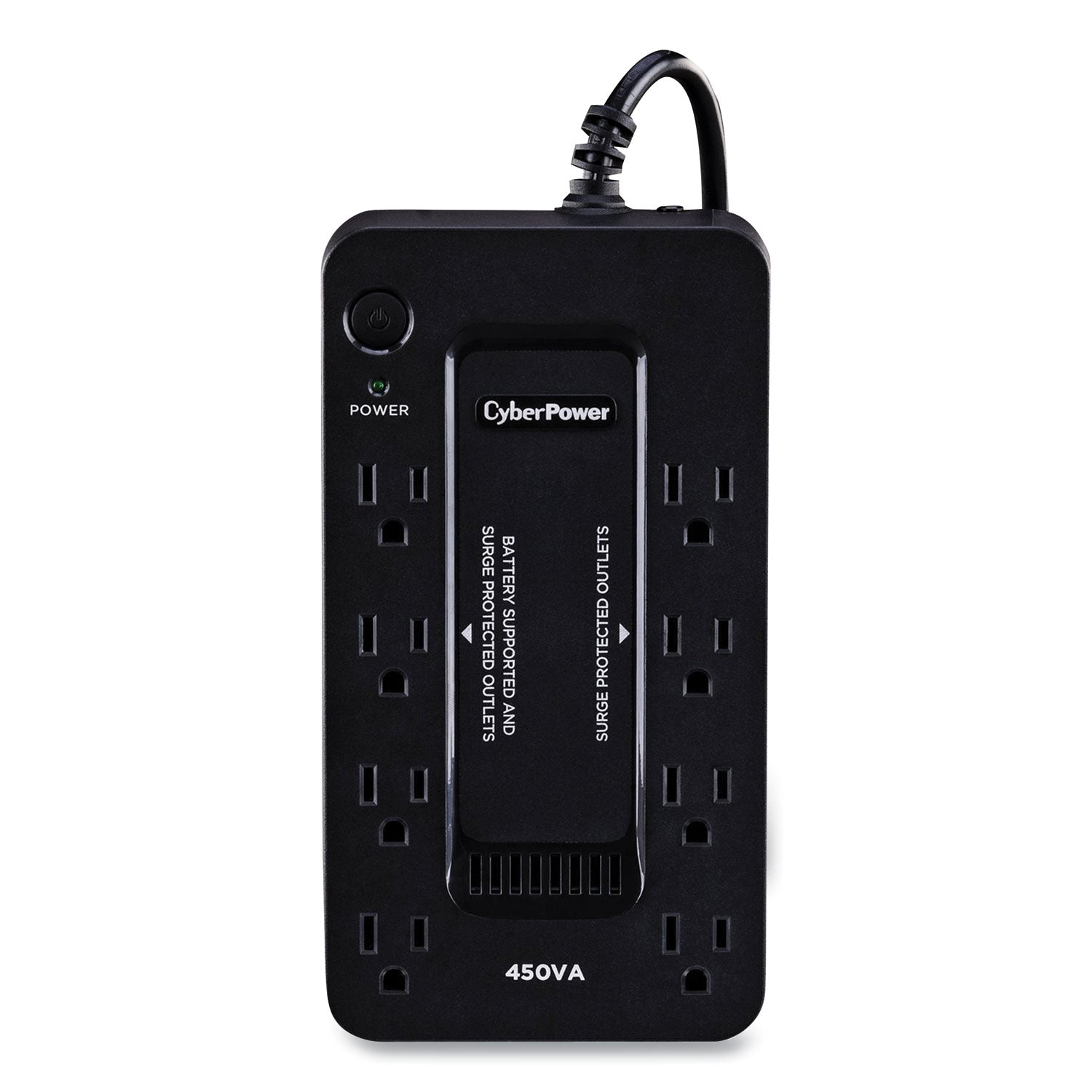 SE450G1 UPS Battery Backup, 8 Outlets, 450 VA, 890 J CyberPower® Flipcost