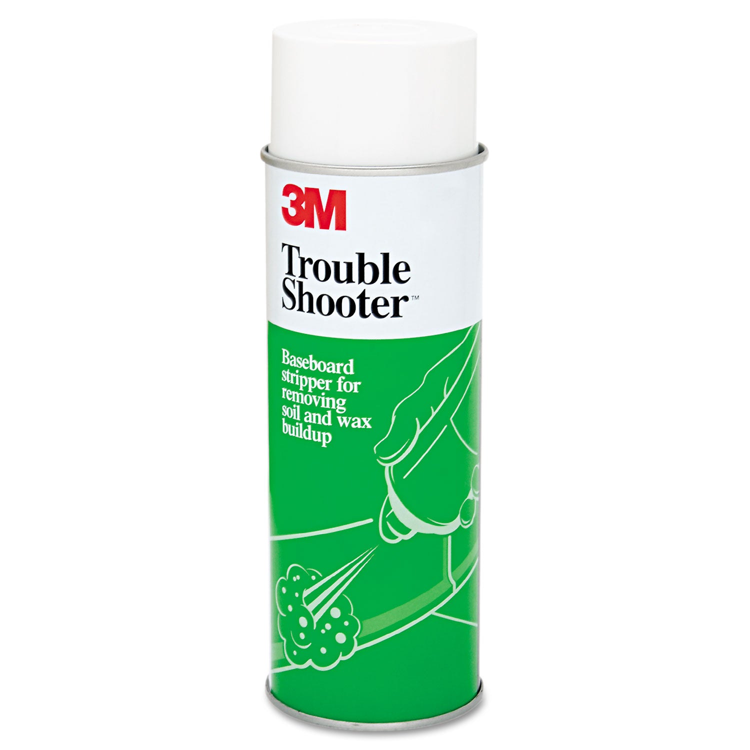 TroubleShooter Baseboard Stripper, 21 oz Aerosol Spray, 12/Carton