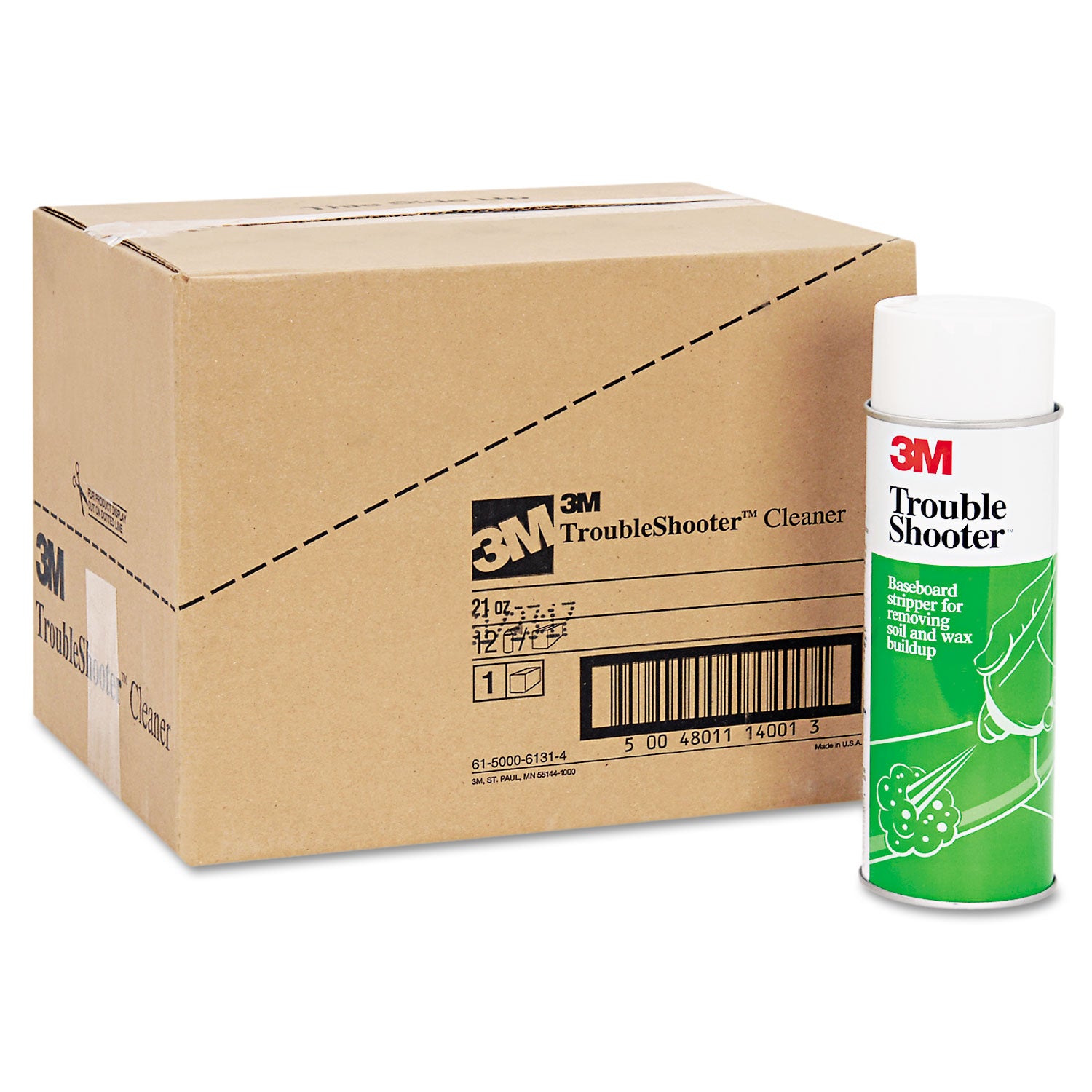 3M™ TroubleShooter Baseboard Stripper, 21 oz Aerosol Spray, 12/Carton