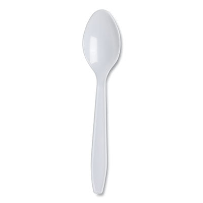 Lightweight Polystyrene Cutlery, Teaspoon, White, 1,000/Carton Flipcost Flipcost