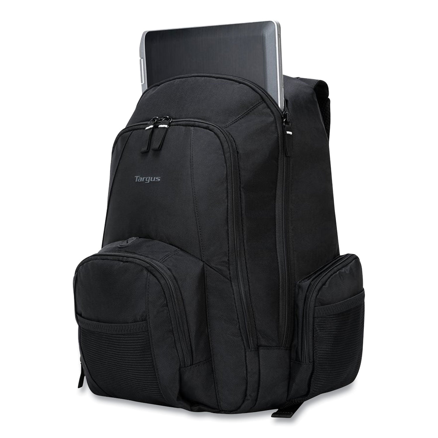 Targus® Groove Laptop Backpack, Fits Devices Up to 15.4", Nylon/PVC, 15 x 7 x 18, Black