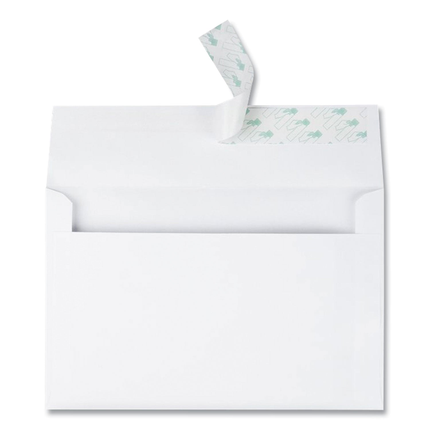 Greeting Card/Invitation Envelope, A-9, Square Flap, Redi-Strip Adhesive Closure, 5.75 x 8.75, White, 100/Box Quality Park™ Flipcost