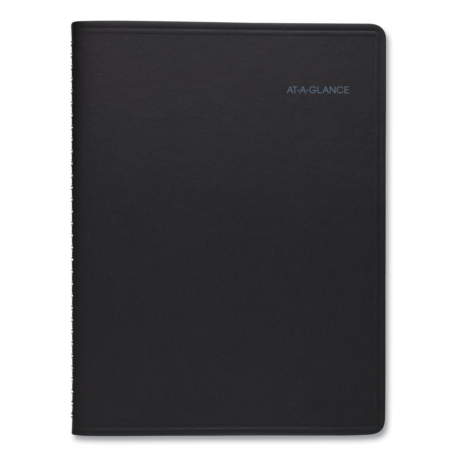 AT-A-GLANCE® QuickNotes Weekly/Monthly Planner, 10 x 8, Black Cover, 12-Month (July to June): 2024 to 2025