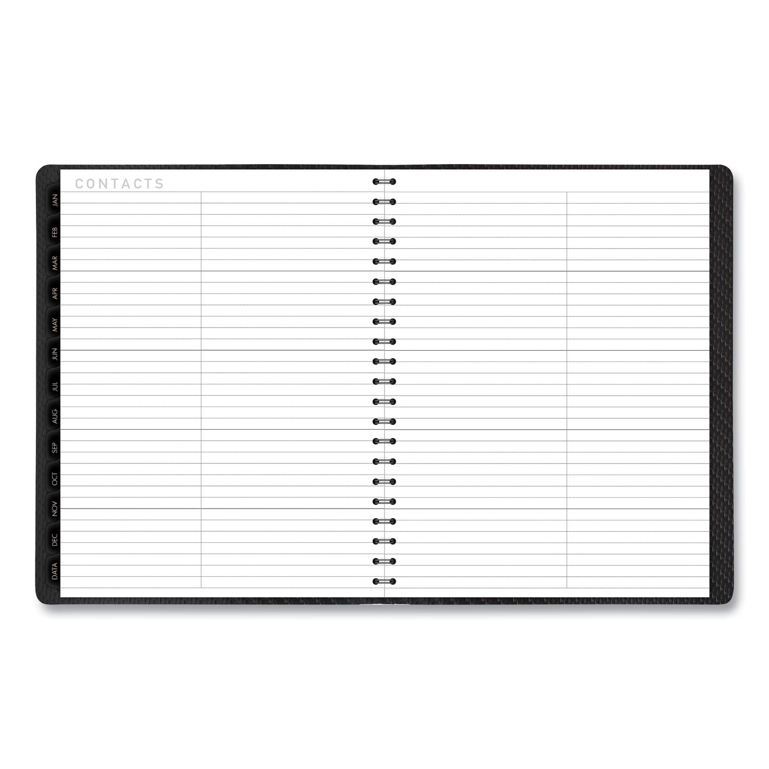 AT-A-GLANCE® Contemporary Weekly/Monthly Planner, Vertical-Column Format, 11 x 8.25, Graphite Cover, 12-Month (Jan to Dec): 2025