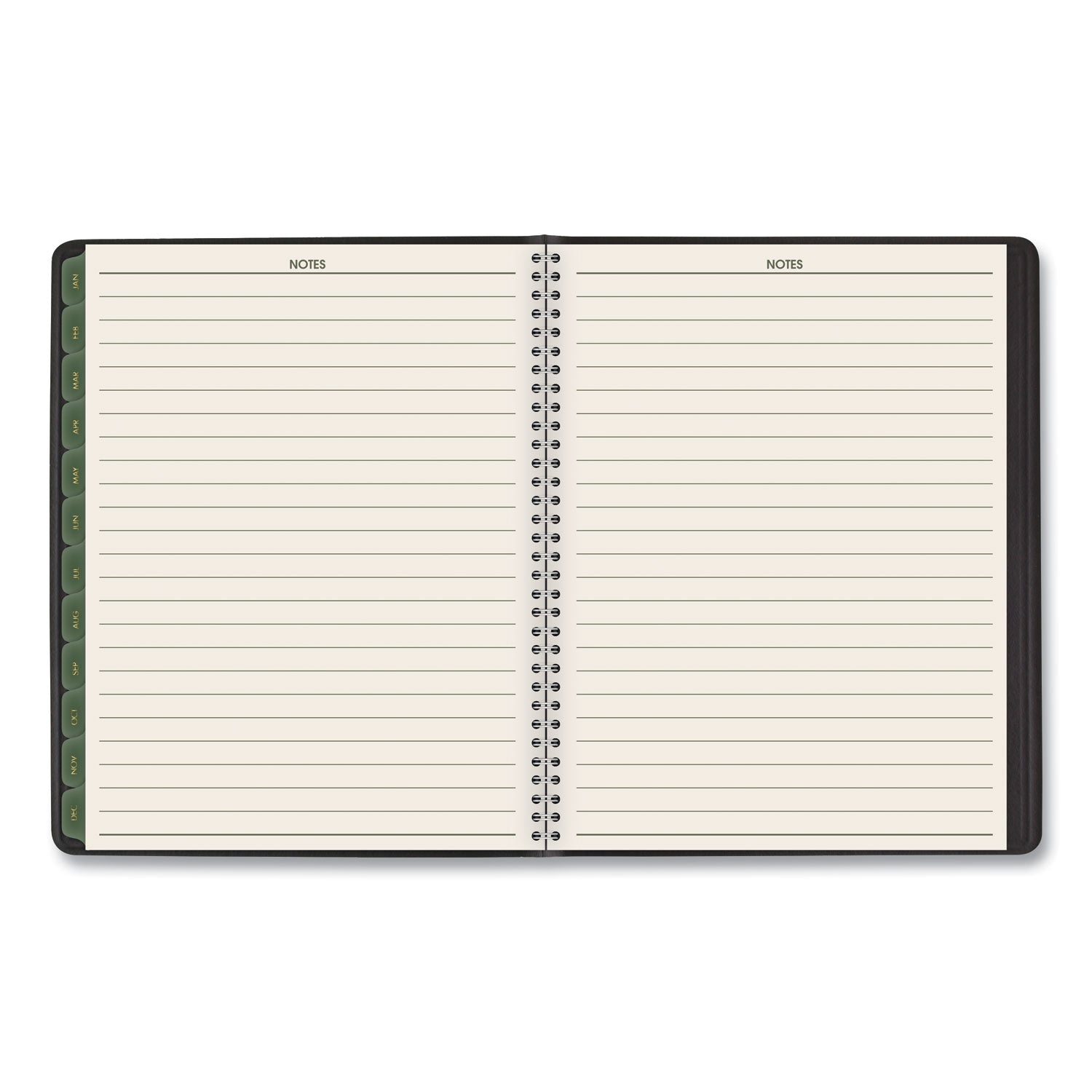 AT-A-GLANCE® Recycled Weekly Vertical-Column Format Appointment Book, 8.75 x 7, Black Cover, 12-Month (Jan to Dec): 2025