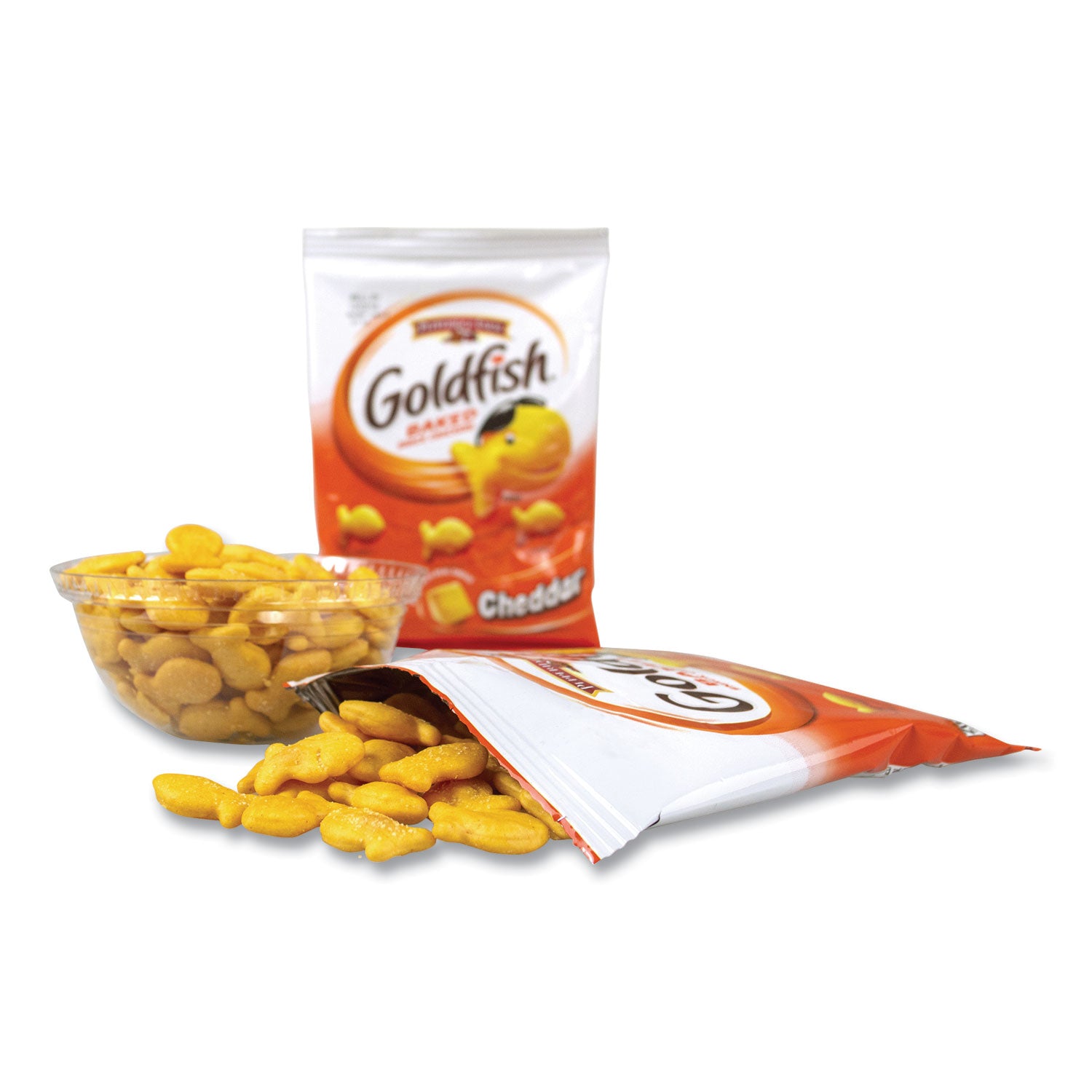 Goldfish Crackers, Cheddar, 1.5 oz Bag, 30 Bags/Box