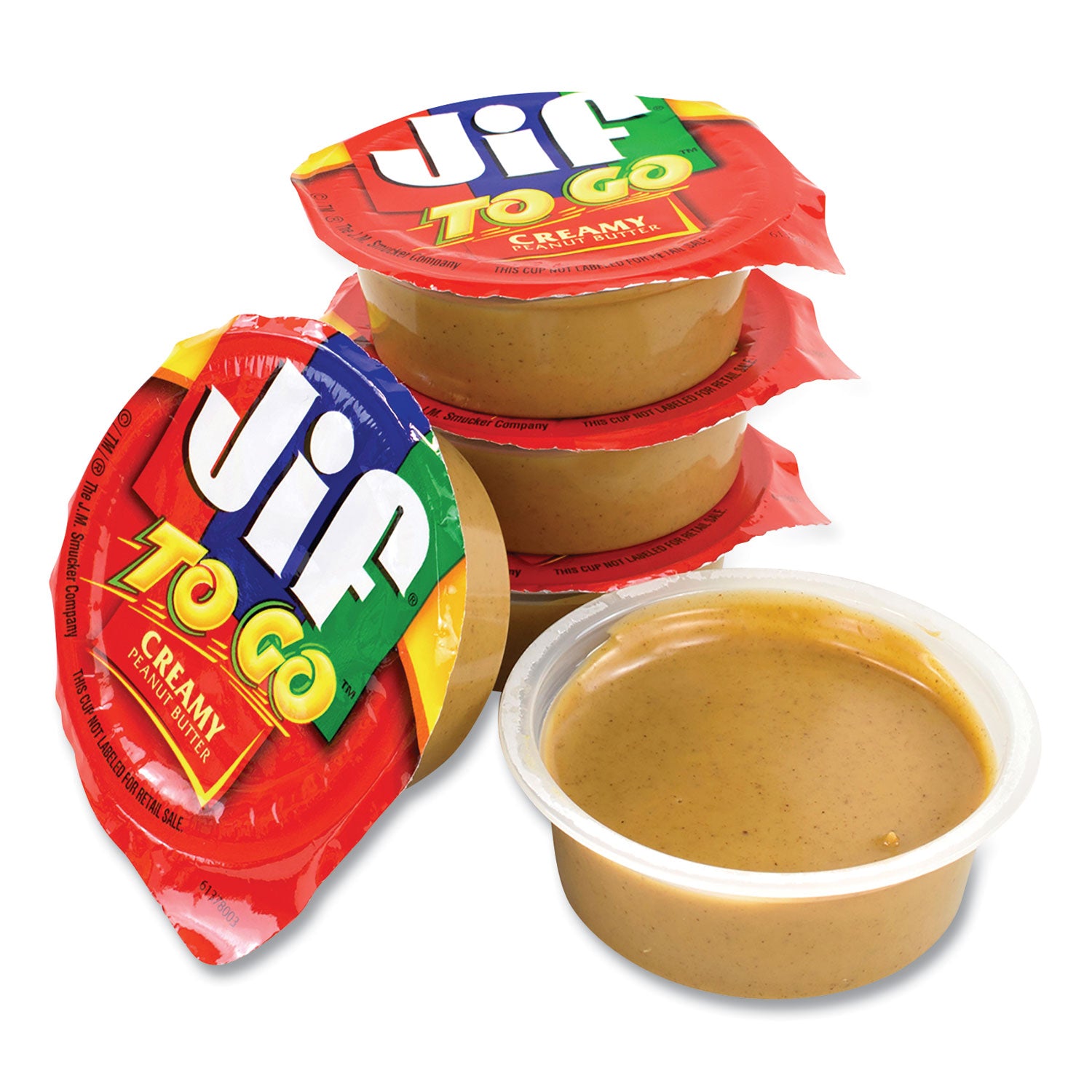 Spreads, Creamy Peanut Butter, 1.5 oz Cup, 36 Cups/Box