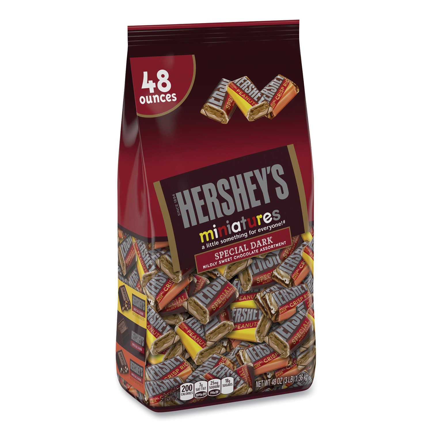 Miniatures Variety Share Pack, Dark Assortment, 48 oz Bag