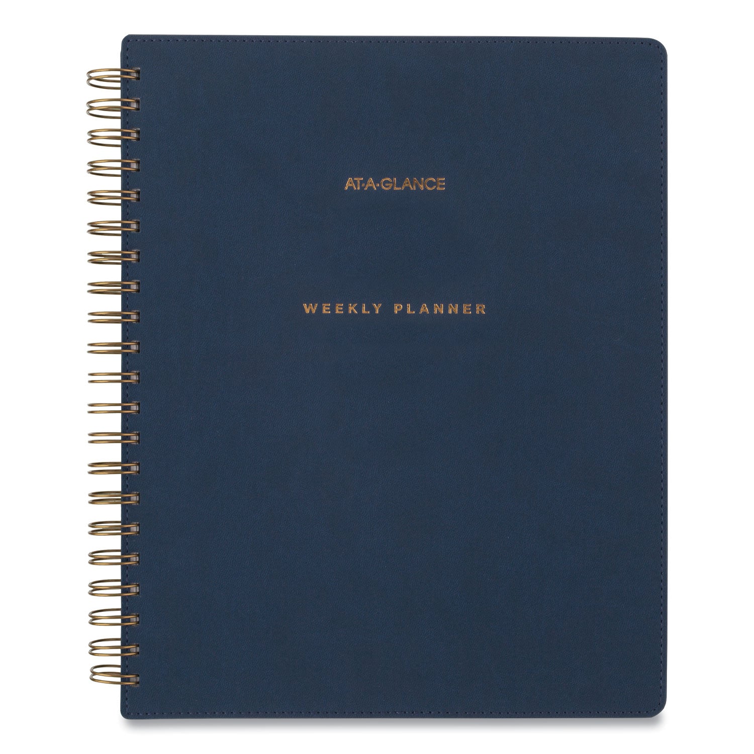 AT-A-GLANCE® Signature Collection Firenze Navy Weekly/Monthly Planner, 11 x 8.5, Navy Cover, 13-Month: Jan 2025 to Jan 2026