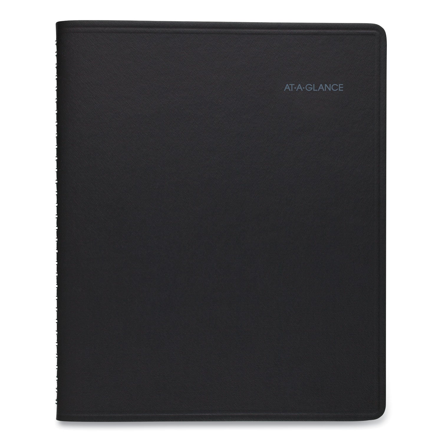 AT-A-GLANCE® QuickNotes Weekly Block Format Appointment Book, 10 x 8, Black Cover, 12-Month (Jan to Dec): 2025