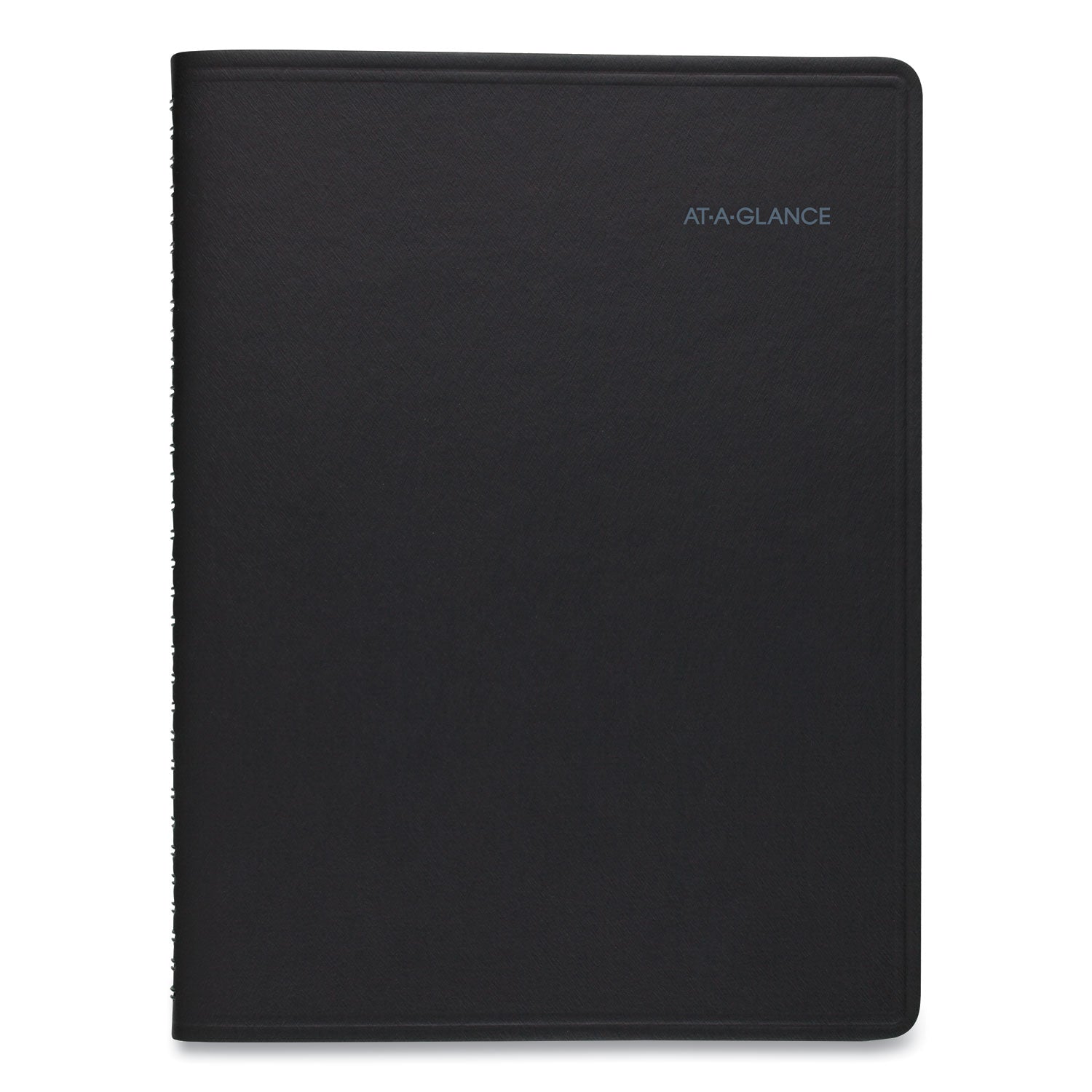 AT-A-GLANCE® QuickNotes Weekly Vertical-Column Format Appointment Book, 11 x 8.25, Black Cover, 12-Month (Jan to Dec): 2025