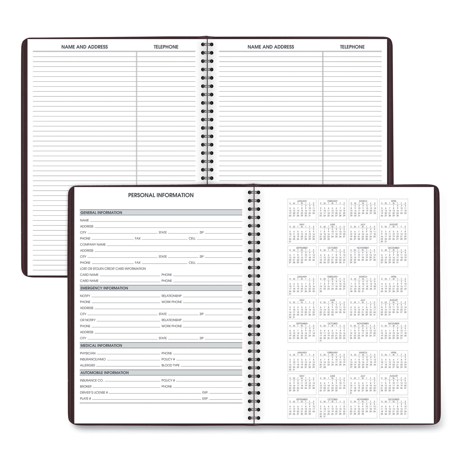 AT-A-GLANCE® Weekly Appointment Book, 11 x 8.25, Winestone Cover, 13-Month: Jan 2025 to Jan 2026