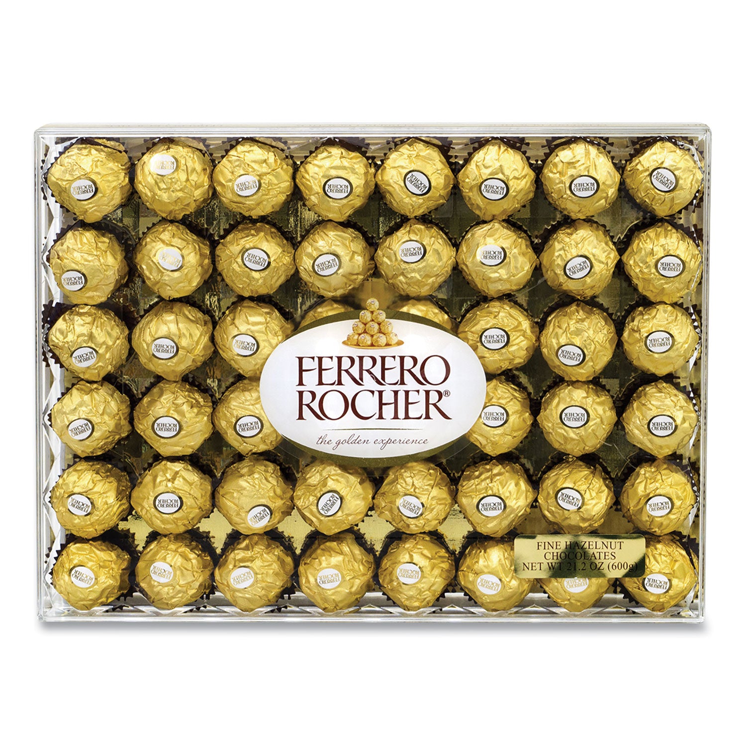 Hazelnut Chocolate Diamond Gift Box, 21.2 oz, 48 Pieces