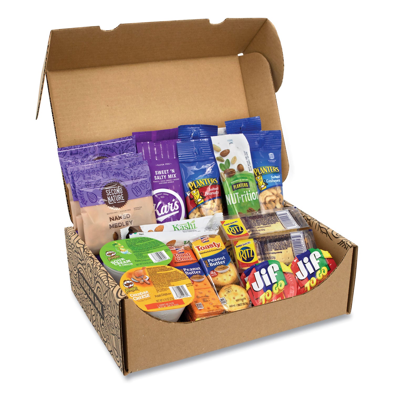 On The Go Snack Box, 27 Assorted Snacks/Box