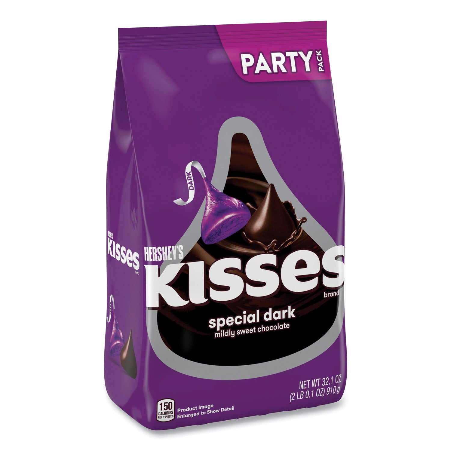 KISSES Special Dark Chocolate Candy, Party Pack, 32.1 oz Bag