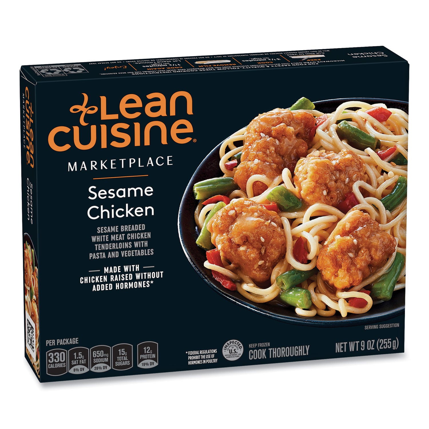 Marketplace Sesame Chicken, 9 oz Box, 3 Boxes/Pack