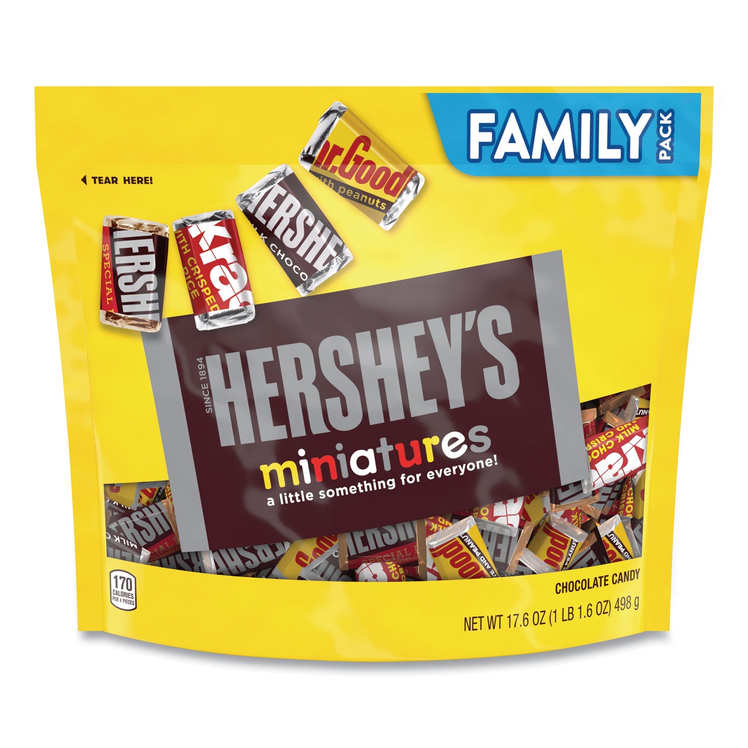 Miniatures Variety Family Pack, Assorted Chocolates, 17.6 oz Bag