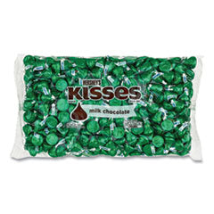 THE HERSHEY COMPANY KISSES, Milk Chocolate, Green Wrappers, 66.7 oz Bag, Ships in 1-3 Business Days - Flipcost