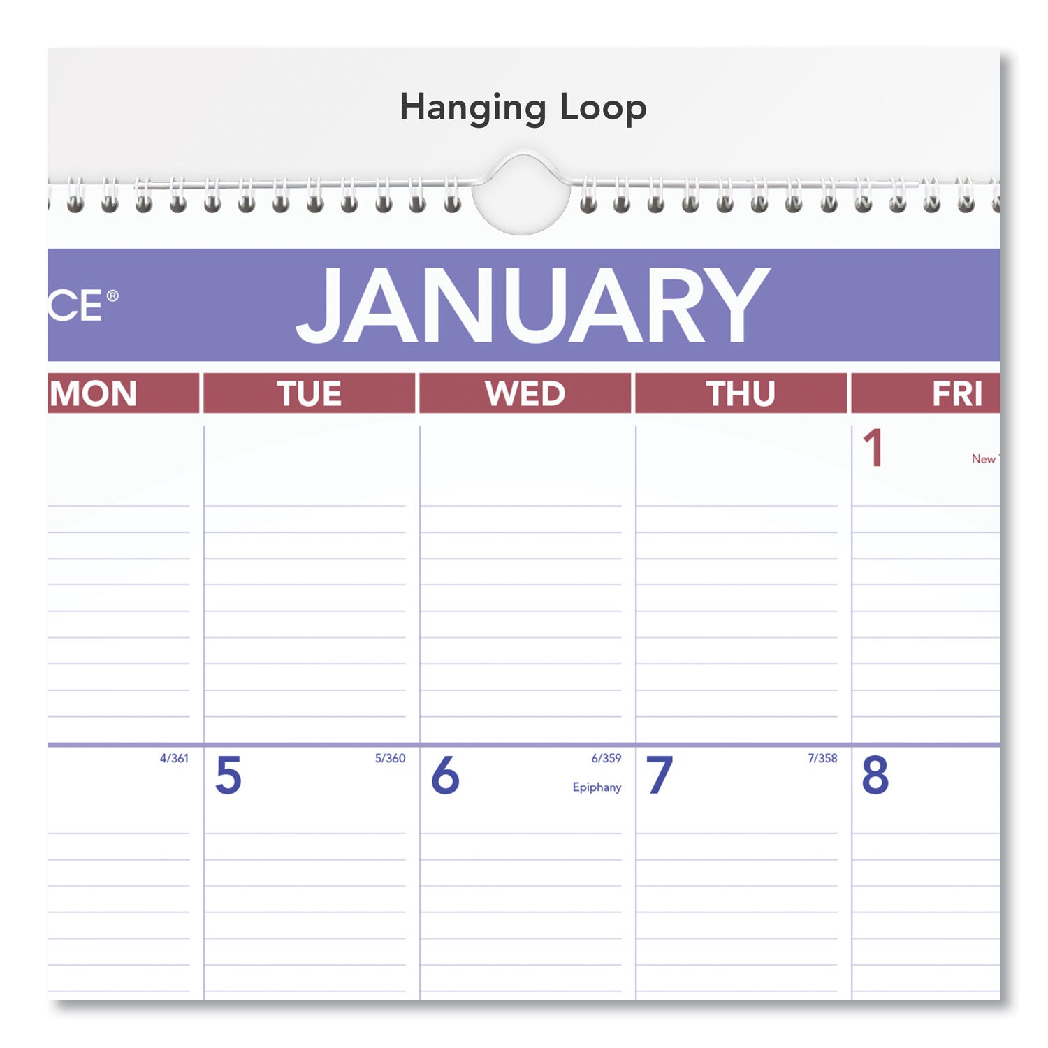 AT-A-GLANCE® Erasable Wall Calendar, 15.5 x 22.75, White Sheets, 12-Month (Jan to Dec): 2025