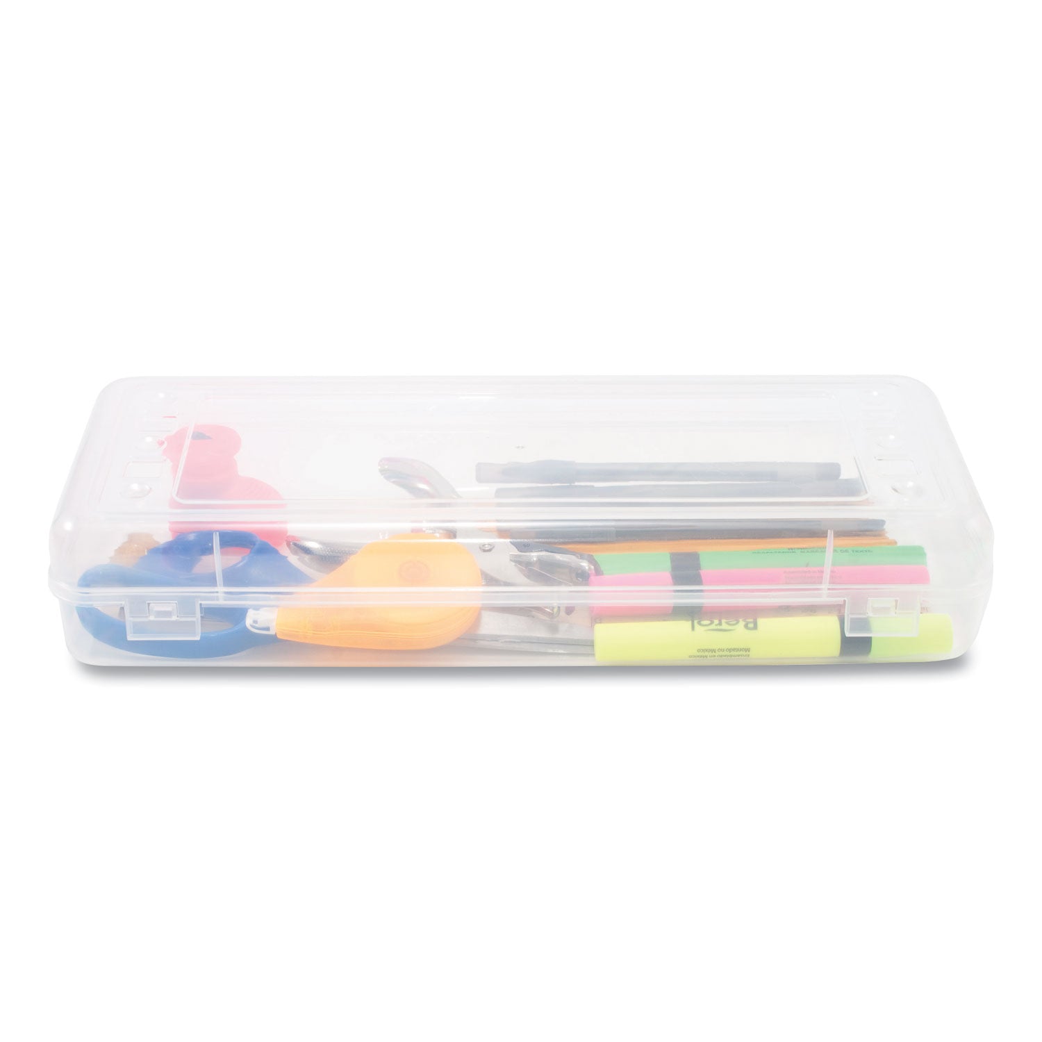 Innovative Storage Designs Stretch Art Box, Polypropylene, 13.25 x 5 x 2.3, Clear