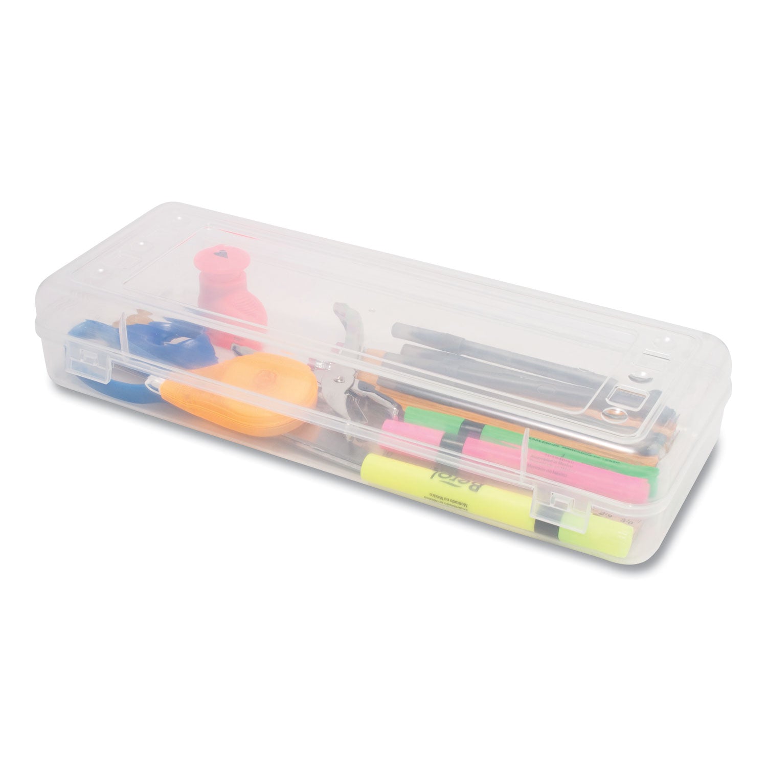 Innovative Storage Designs Stretch Art Box, Polypropylene, 13.25 x 5 x 2.3, Clear