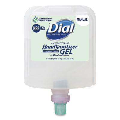 Antibacterial Gel Hand Sanitizer Refill for Dial 1700 Dispenser, 1.2 L Refill, Fragrance-Free, 3/Carton Flipcost Flipcost