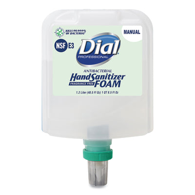 Antibacterial Foaming Hand Sanitizer Refill for Dial 1700 Dispenser, 1.2 L Refill, Fragrance-Free, 3/Carton Flipcost Flipcost