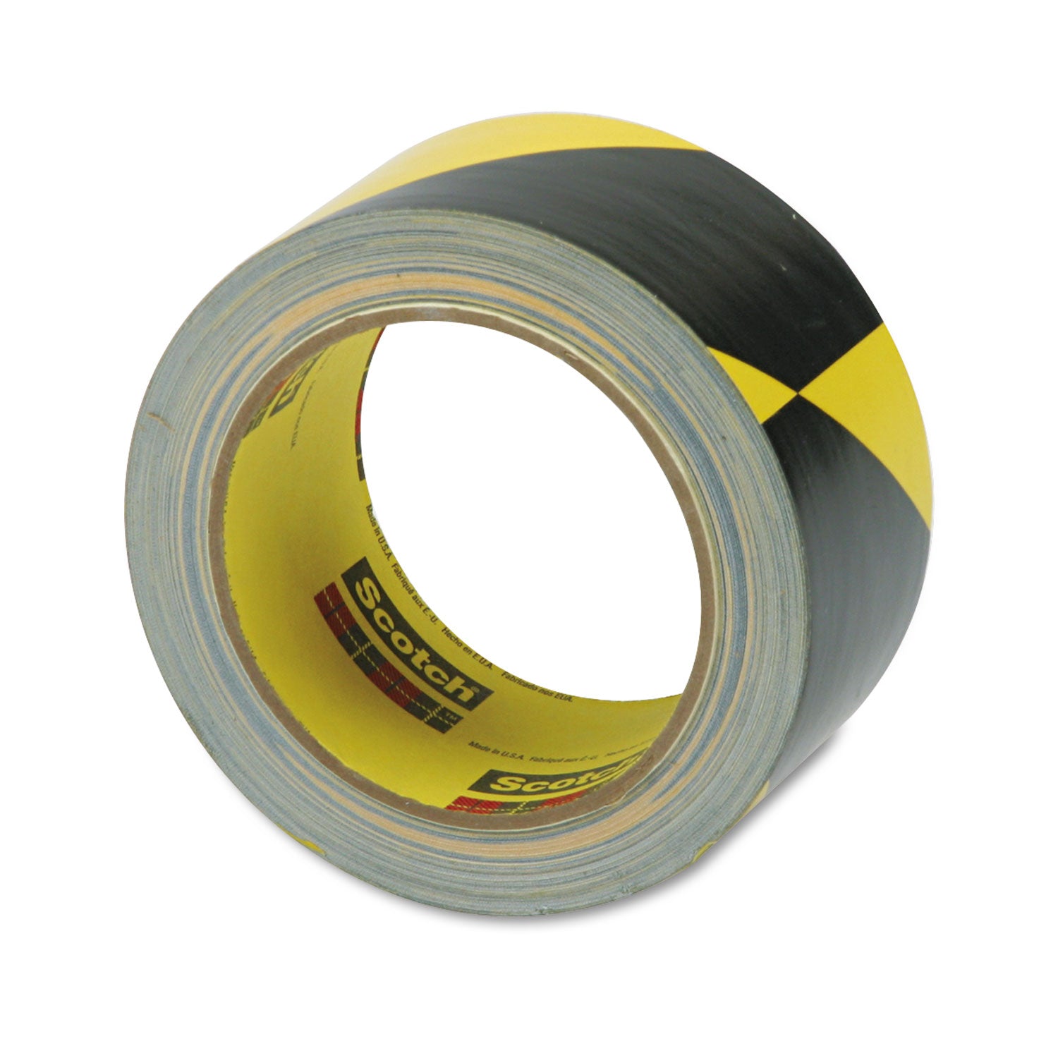 3M™ Safety Stripe Tape, 2" x 108 ft, Black/Yellow