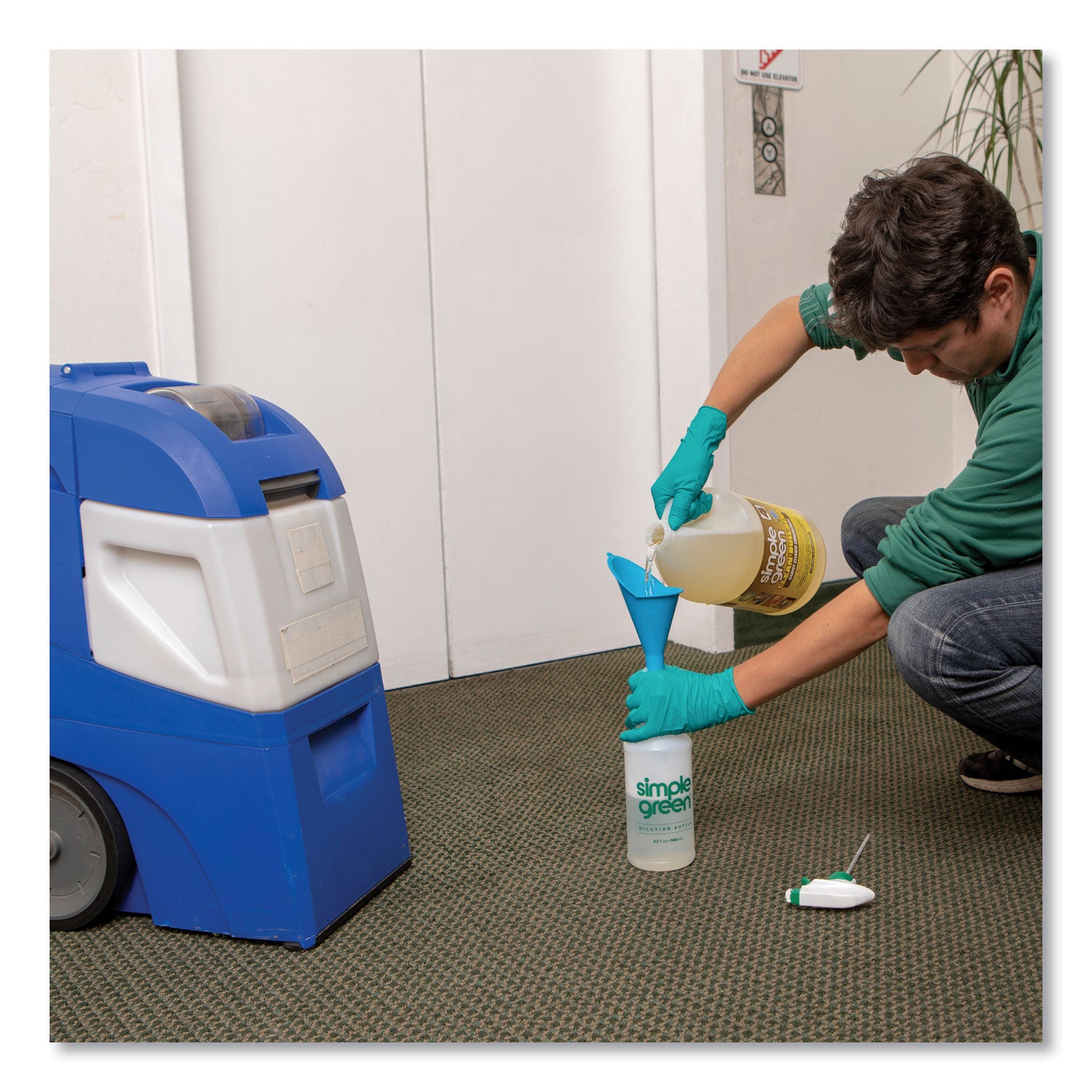 Simple Green® Clean Building Carpet Cleaner Concentrate, Unscented, 1gal Bottle