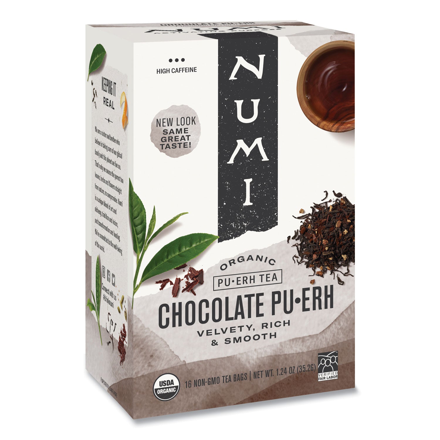 Organic Tea, Chocolate Puerh, 16/Box