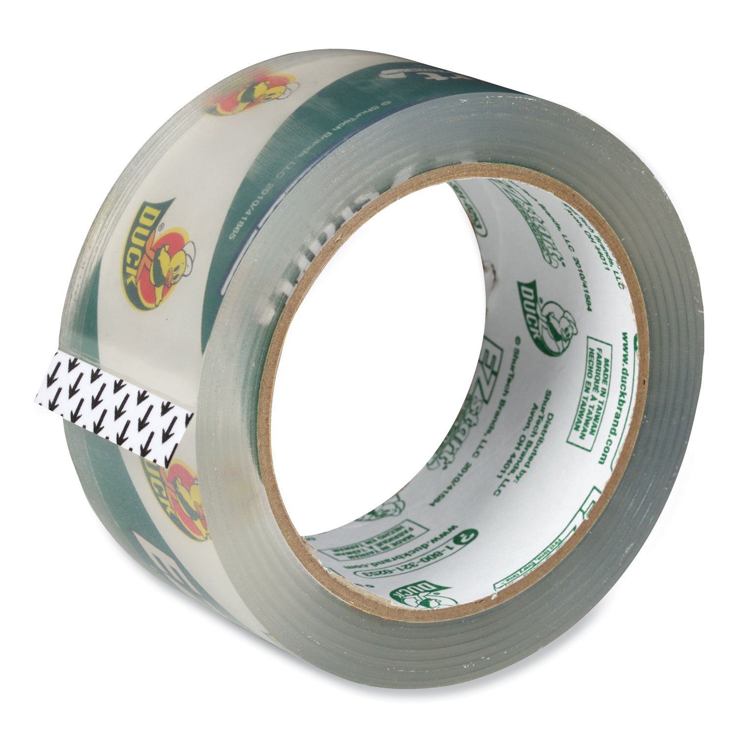 Duck® EZ Start Premium Packaging Tape, 3" Core, 1.88" x 60 yds, Clear