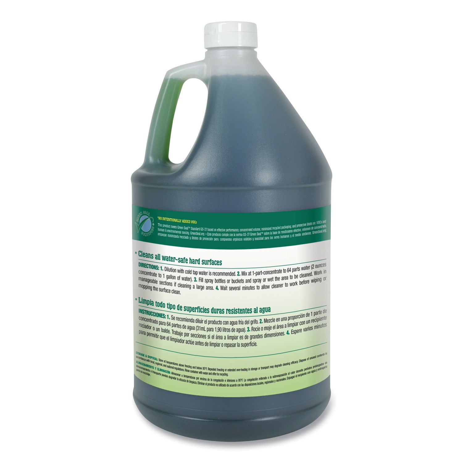 Simple Green® Clean Building All-Purpose Cleaner Concentrate, 1 gal Bottle, 2/Carton