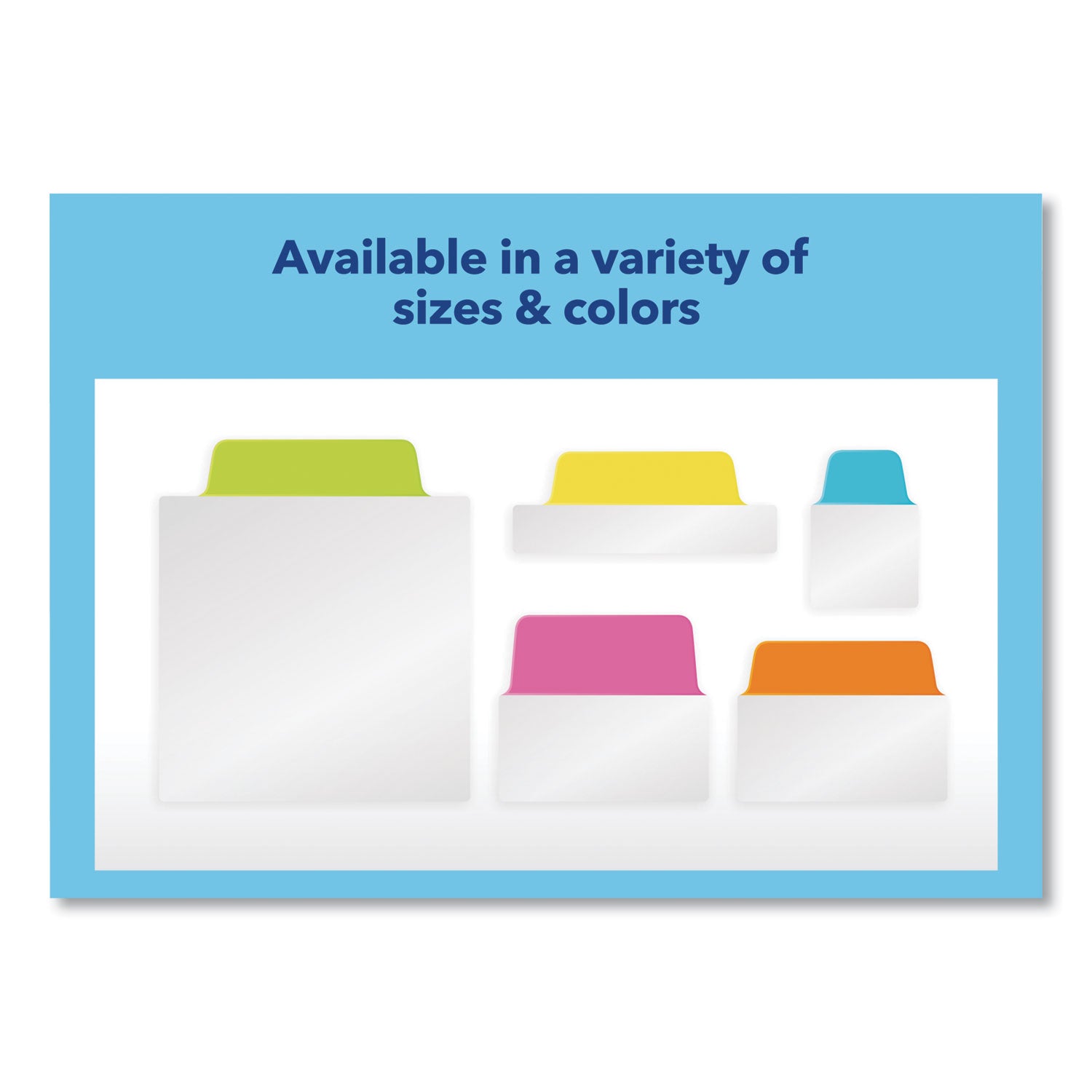 Avery® Ultra Tabs Repositionable Tabs, Standard: 2" x 1.5", 1/5-Cut, Assorted Neon Colors, 24/Pack