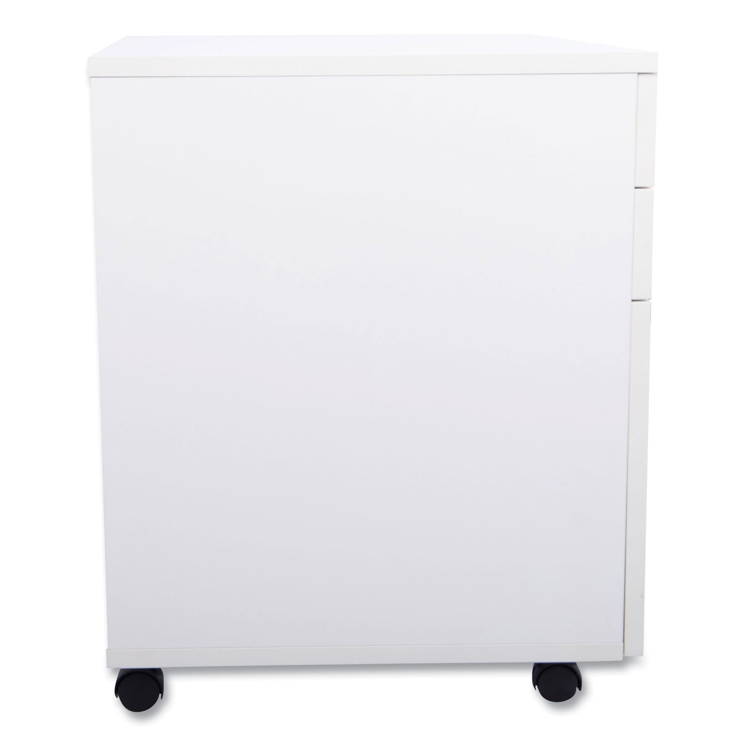 Essentials Mobile Pedestal File, Left or Right, 3-Drawers: Box/Box/File, Legal/Letter, White, 15.6" x 21.3" x 24.3" Union & Scale™ Flipcost