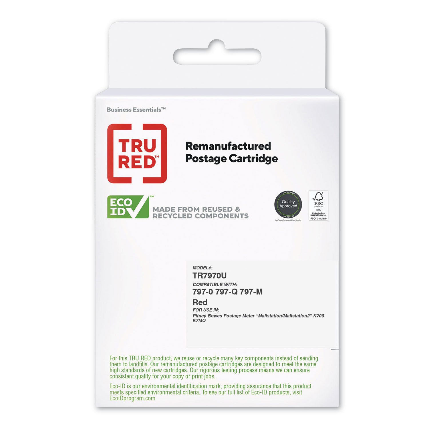 TRU RED™ Compatible 797-0 Ink, 800 Page-Yield, Red